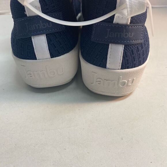 JAMBU Jenny Knit All Terra Traction Sneakers Size 8.5 Blue Relax Foam Insole New - Picture 4 of 11